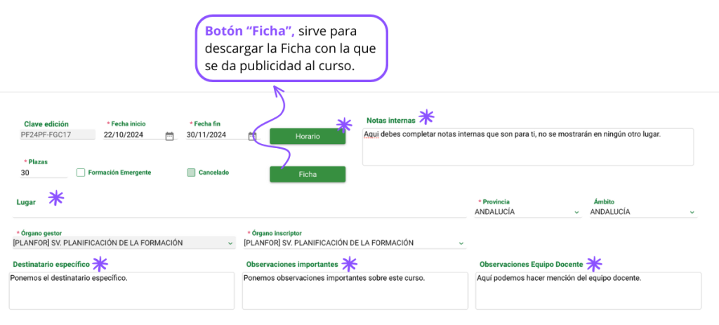 completar edicion gestor
