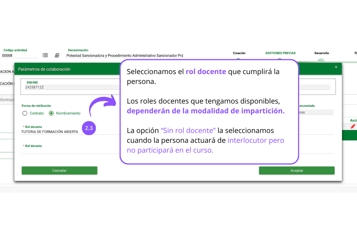 parametros docente 2.3