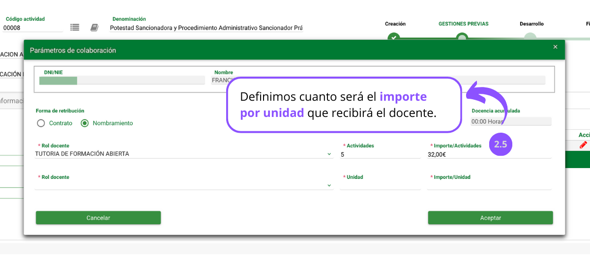 parametros docente 2.5
