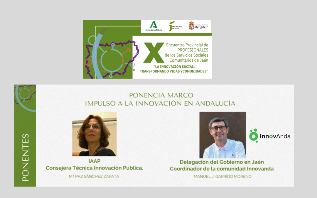 InnovAnda, presente en el “X Encuentro de Profesionales de los Servicios Sociales” de Jaén