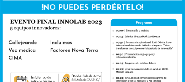 Cierre presentación proyectos  Innolab 2023